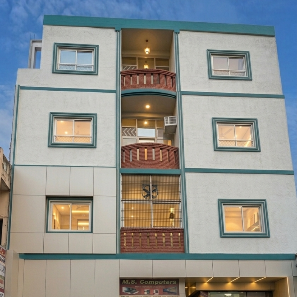 Team and property at Samriddhi Hall guest house Varanasi